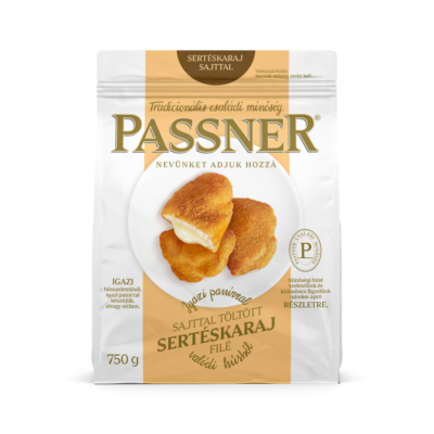 Panírozott sajttal töltött sertéskaraj (PASSNER) 750 g