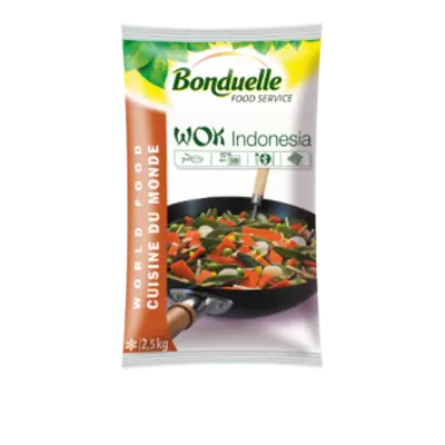 BONDUELLE WOK Indonesia zöldségkeverék 2,5 kg