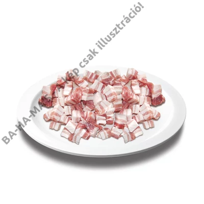 Füstölt kockázott bacon 1 kg