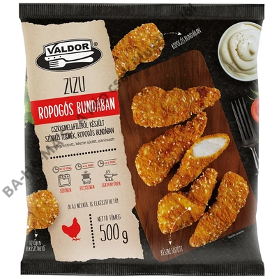 VALDOR Zizu panírozott csirkemellfilé (60%) 500 g